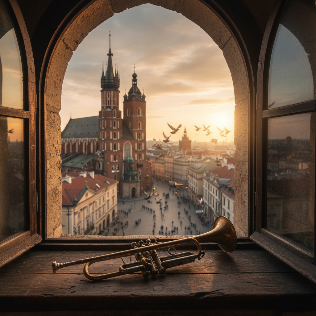 Hejnał mariacki: prawda o przerwanym graniu i codziennym rytuale